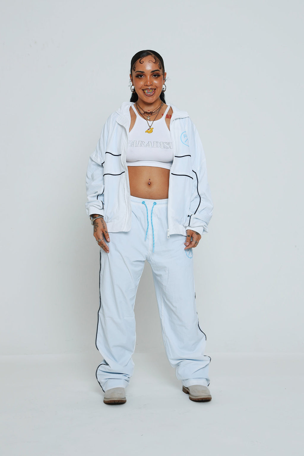 Lightweight Utility Track Pants – Slight Baggy Fit Streetwear Pants