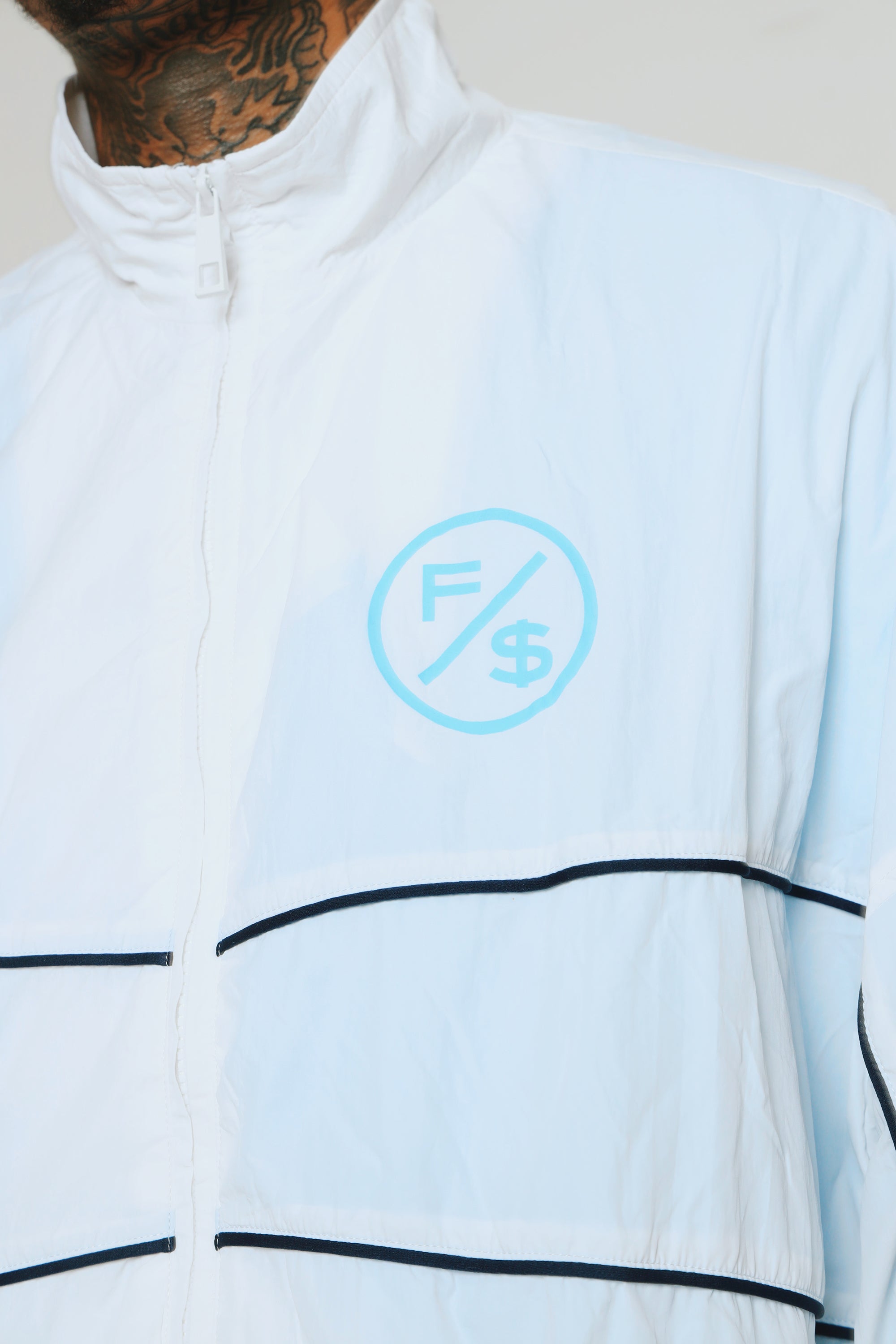 Lightweight Utility Windbreaker Jacket – Full Zip Streetwear Track Jacket