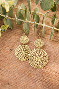 Beautiful Gold Drop Earrings