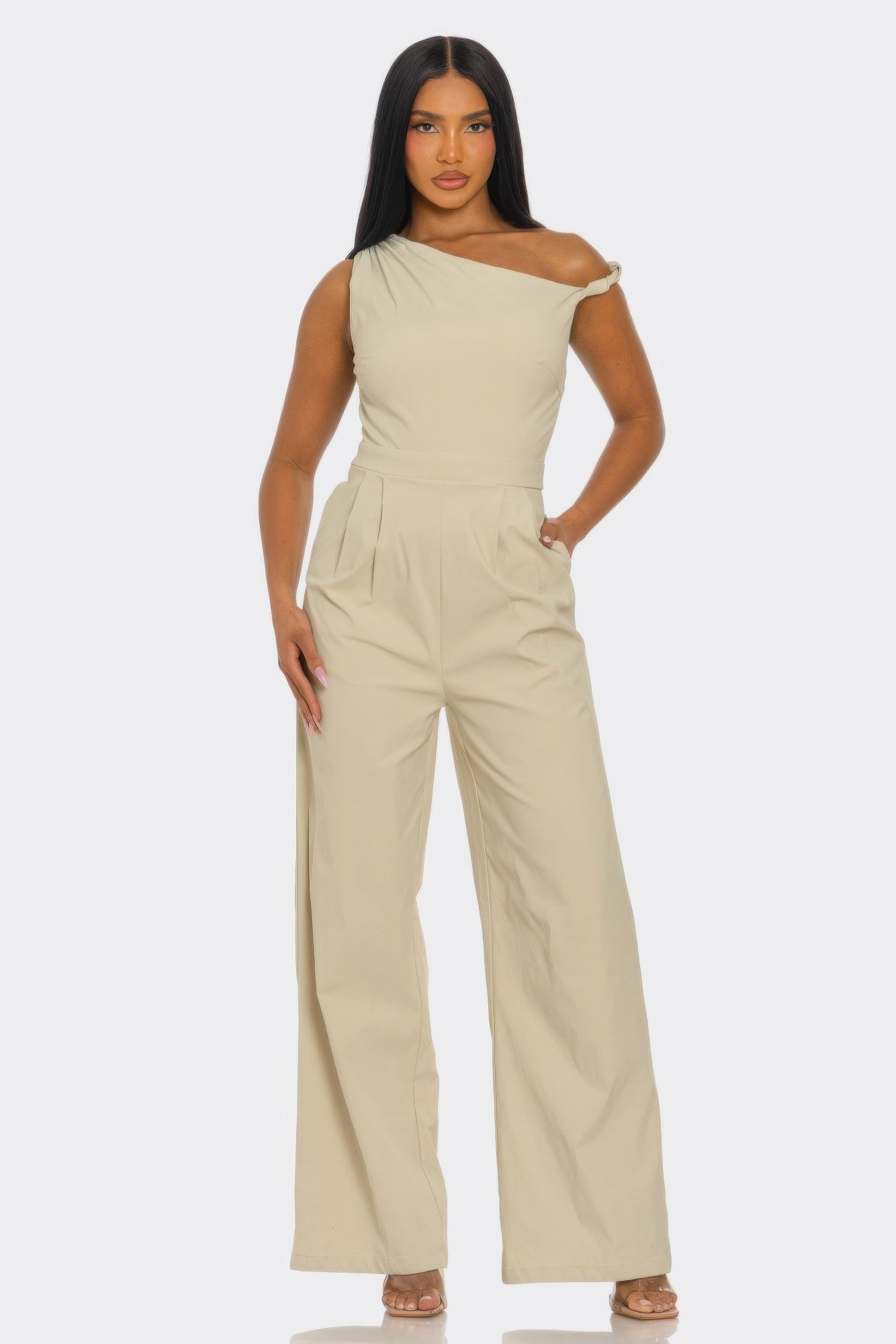 Poised One-shoulder Jumpsuit